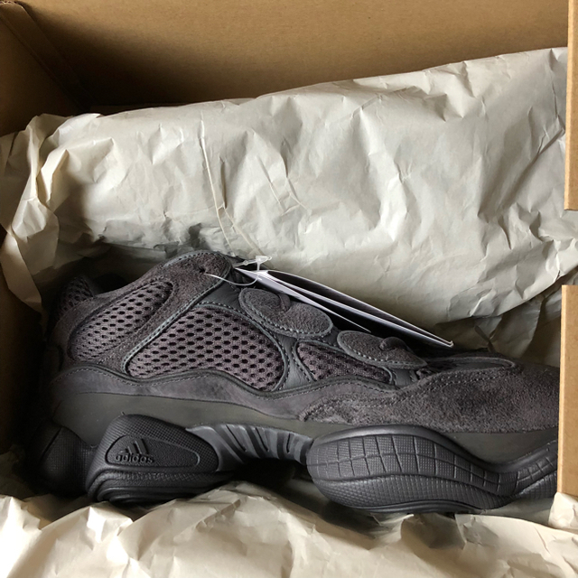 【値下げ】YEEZY 500 ユーティリティブラック 27.5cm 送料込