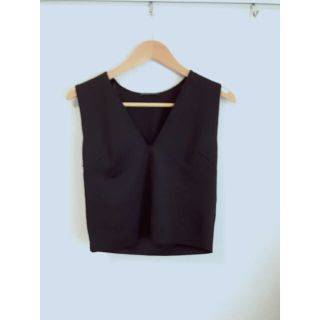 ザラ(ZARA)のZARA ミニ丈トップス(カットソー(半袖/袖なし))