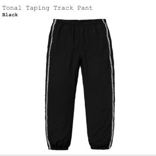 シュプリーム(Supreme)の込 黒 Supreme Tonal Taping Track Pant S(その他)