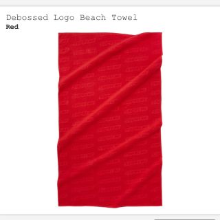 シュプリーム(Supreme)のSupreme debossed logo beach towel red(その他)