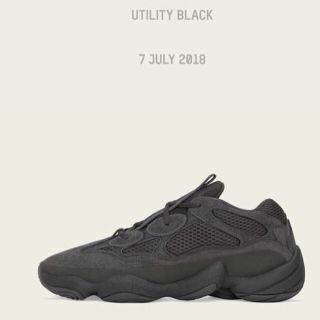 アディダス(adidas)の国内正規品YEEZY BOOST 500 black 27cm(スニーカー)