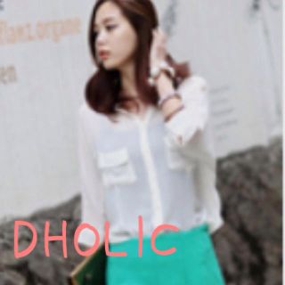 ディーホリック(dholic)のDHOLIC♡シースルー七部丈ブラウス(シャツ/ブラウス(長袖/七分))