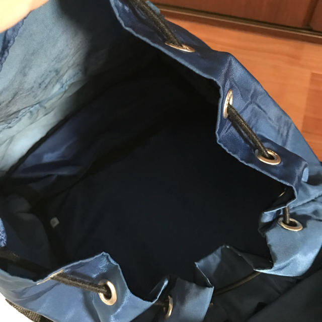 PRADA(プラダ)のプラダ リュックサック  バックパック 巾着 ナイロン ブルー系 レディースのバッグ(リュック/バックパック)の商品写真