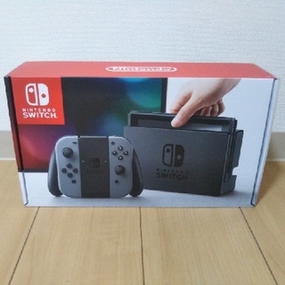 ニンテンドースイッチ(Nintendo Switch)の【新品】ニンテンドースイッチ グレー(家庭用ゲーム機本体)