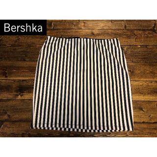 ベルシュカ(Bershka)のベルシュカ（ZARA姉妹ブランド）ボーダーストレッチスカート(ミニスカート)