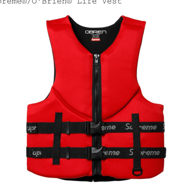 Supreme(シュプリーム)のsupreme O'Brien Life Vest メンズのトップス(ベスト)の商品写真