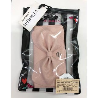 アイフォリア(IPHORIA)のアイフォリア Pink Bow Book case for iphone7(iPhoneケース)