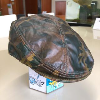 ニューヨークハット(NEW YORK HAT)のNew york hat 迷彩レザーハンチング(ハット)