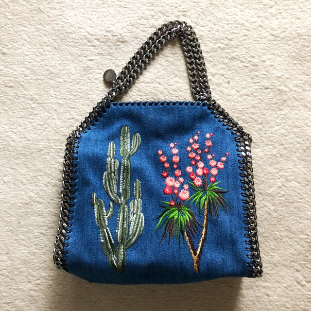 stella mccartney ショルダー トート バッグ 刺繍 ファラベラ | フリマアプリ ラクマ