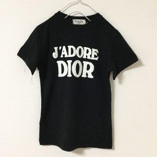 クリスチャンディオール(Christian Dior)のChristian Dior ディオール Tシャツ 黒 ブラック ロゴ 古着(Tシャツ(半袖/袖なし))