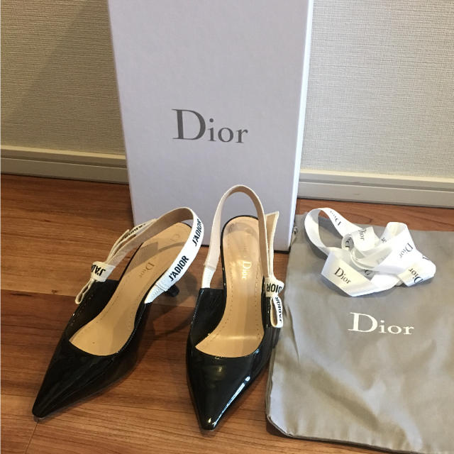 Christian Dior - 値下げ 希少 Dior J'ADIOR ディオール リボン パンプス 37