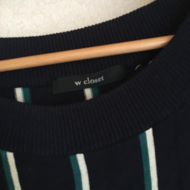 w closet(ダブルクローゼット)の半袖ニット レディースのトップス(カットソー(半袖/袖なし))の商品写真