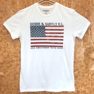 デニムアンドサプライラルフローレン(Denim & Supply Ralph Lauren)の新品 デニム&サプライ アメリカン フラッグ Tシャツ L相当(Tシャツ/カットソー(半袖/袖なし))