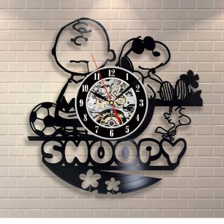 スヌーピー(SNOOPY)のスヌーピー海外製 チャーリーブラウン＆スヌーピーウォールクロック(掛時計/柱時計)