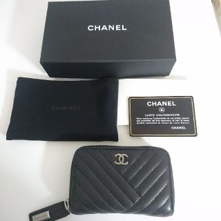 シャネル(CHANEL)のCHANEL カードケース コインケース vステッチ(コインケース)