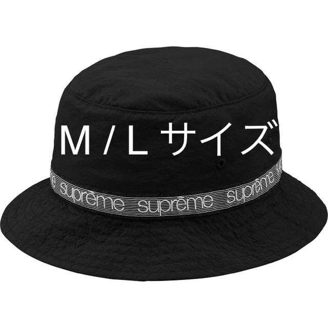 【M/L】Supreme tonal taping crusher black帽子