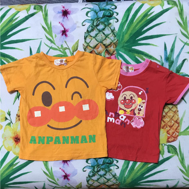 アンパンマン Tシャツ キッズ 子供 95 キッズ/ベビー/マタニティのキッズ服女の子用(90cm~)(Tシャツ/カットソー)の商品写真
