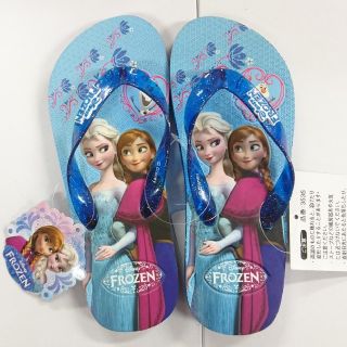 ディズニー(Disney)のビーチサンダル アナ雪(アナとエルサ ブルー) 23cm/24cm(ビーチサンダル)