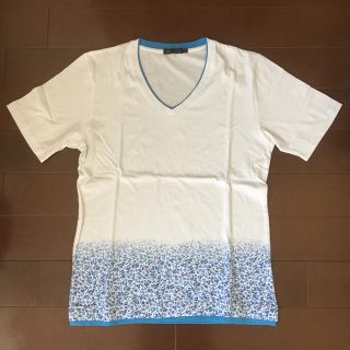 メンズメルローズ(MEN'S MELROSE)の◇新品◇MEN'SMELROSE フェイクレイヤードVネックTシャツ サイズ4(Tシャツ/カットソー(半袖/袖なし))