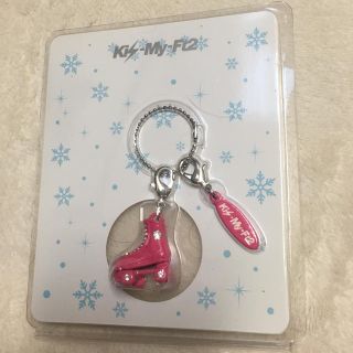 キスマイフットツー(Kis-My-Ft2)のローラーチャーム ピンク(アイドルグッズ)