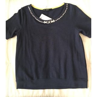 ビッキー(VICKY)のVicky ビジュー トップス Tシャツ(Tシャツ(半袖/袖なし))