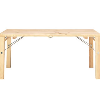 ムジルシリョウヒン(MUJI (無印良品))のパイン材ローテーブル・折りたたみ式(ローテーブル)
