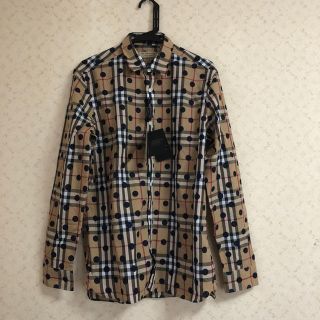 正規未使用 19SS BURBERRY バーバリー ドット シャツ-