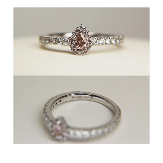 PT ピンクダイヤ ダイヤモンド リング レディースのアクセサリー(リング(指輪))の商品写真