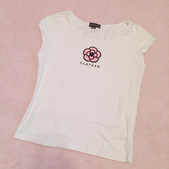 CLATHAS(クレイサス)のクレイサス 白Tシャツ レディースのトップス(Tシャツ(半袖/袖なし))の商品写真