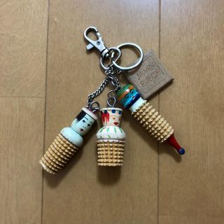 ジャマンピュエッシュ(JAMIN PUECH)のジャマンピュエッシュ  JAMIN こけし キーホルダー バッグチャーム(キーホルダー)