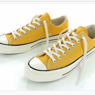 コンバース(CONVERSE)の美品コンバース☆チャックテイラー イエロー23.5cm(スニーカー)