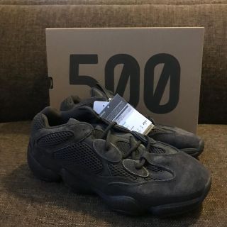 アディダス(adidas)の29.5cm!!yeezy 500 black(スニーカー)