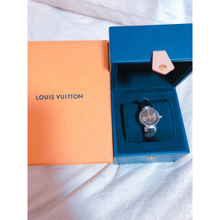 ルイヴィトン(LOUIS VUITTON)のヴィトン タンブール 時計 正規(腕時計)