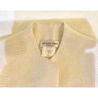JACQUES FATH PARIS(ノーカラージャケット)
