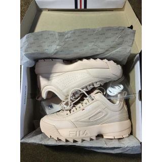 フィラ(FILA)の値下げ交渉アリ✨FILA DISRUPTOR2 PALE PINK 25.0cm(スニーカー)