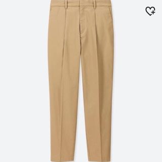 ユニクロ(UNIQLO)のコットンテーパードアンクルパンツ                （丈長め69㎝）(チノパン)