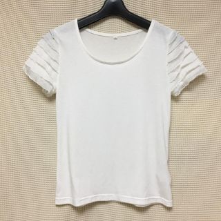 ニッセン(ニッセン)のニッセン 袖フリルTシャツ(Tシャツ(半袖/袖なし))