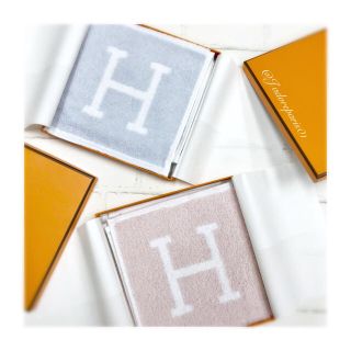 エルメス(Hermes)の【HERMÈS】エルメス アヴァロン ハンドタオル ベビーピンク(タオル/バス用品)