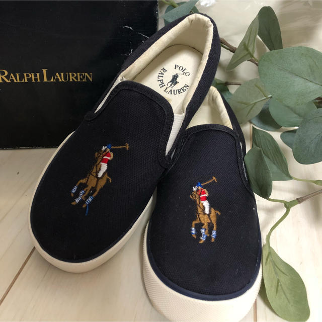 Ralph Lauren(ラルフローレン)のラルフローレン スリッポン キッズ/ベビー/マタニティのキッズ靴/シューズ(15cm~)(スリッポン)の商品写真