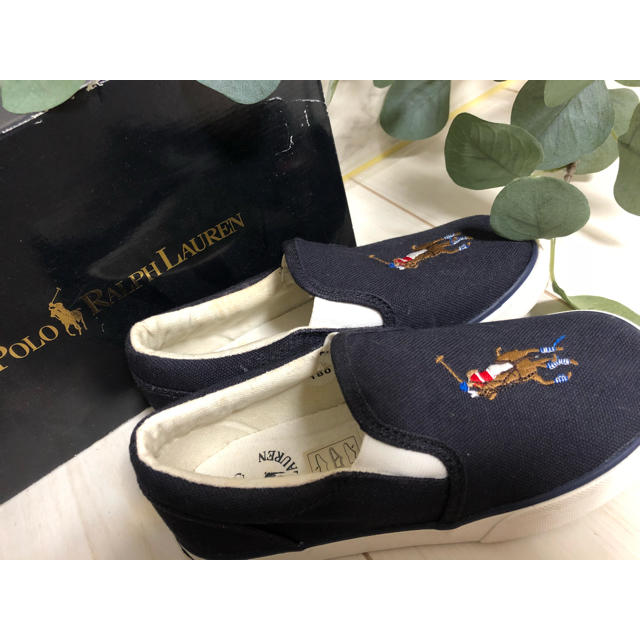 Ralph Lauren(ラルフローレン)のラルフローレン スリッポン キッズ/ベビー/マタニティのキッズ靴/シューズ(15cm~)(スリッポン)の商品写真