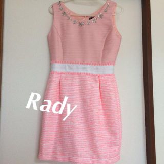 レディー(Rady)のRady☆正規品 ビジューツイードワンピ(ミニワンピース)