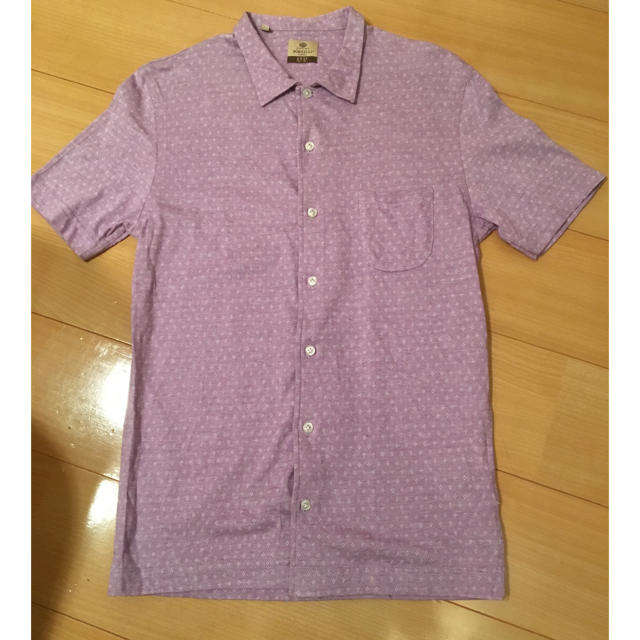LUIGI BORRELLI(ルイジボレッリ)のルイジボレッリ 半袖カノコシャツ Mサイズ メンズのトップス(シャツ)の商品写真
