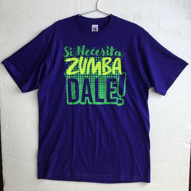 Zumba(ズンバ)の新品‼️Zumba Party Tee【ブルー】男女兼用 フリーサイズ スポーツ/アウトドアのスポーツ/アウトドア その他(ダンス/バレエ)の商品写真