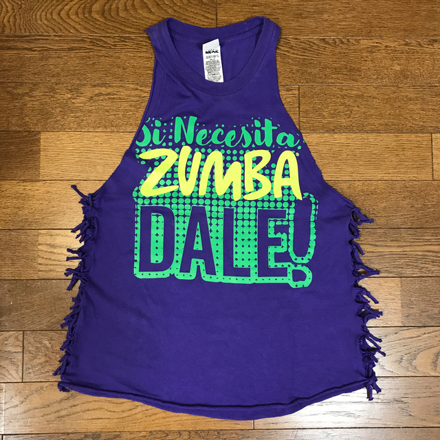 Zumba(ズンバ)の新品‼️Zumba Party Tee【ブルー】男女兼用 フリーサイズ スポーツ/アウトドアのスポーツ/アウトドア その他(ダンス/バレエ)の商品写真