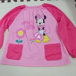 ディズニー(Disney)の専用☆お値下げ！】ディズニーミニー エプロン 100センチ(お食事エプロン)