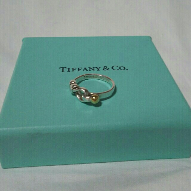 Tiffany & Co. - TIFFANY ティファニー フックアイ 金18・銀925 リング ＃9の通販 by もあな's shop