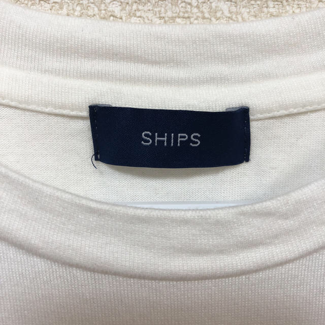 SHIPS(シップス)のシップス 半袖 カットソー 1回のみ着用 レディースのトップス(カットソー(半袖/袖なし))の商品写真