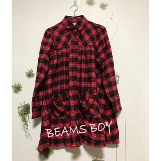 ビームスボーイ(BEAMS BOY)の◻️BEAMS BOY ★ チェックワンピ(ひざ丈ワンピース)