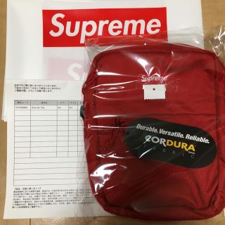 シュプリーム(Supreme)のsupreme shoulder bag 赤 red(リュック/バックパック)