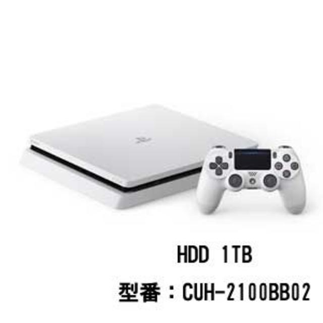 【新品未開封】PlayStation 4 グレイシャー・ホワイト 1TB